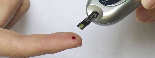 Diabetic testing blood